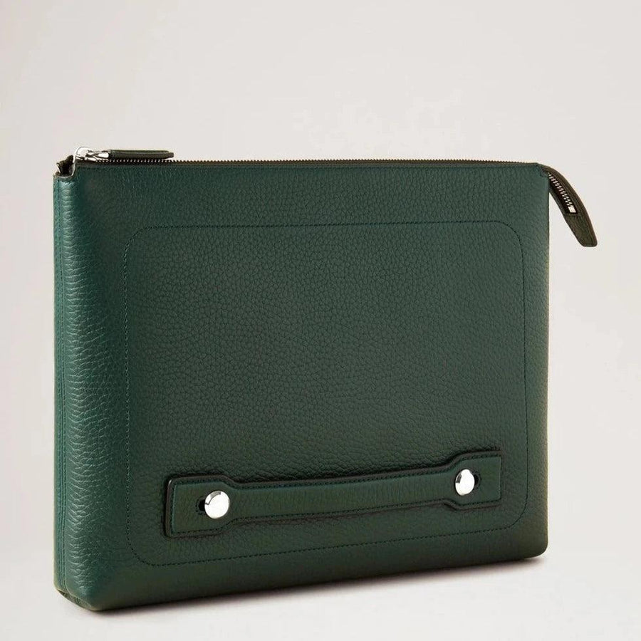 Mulberry City Laptop Heavy Grain Mulberry Green - Computertaske - RL6311/736Q633