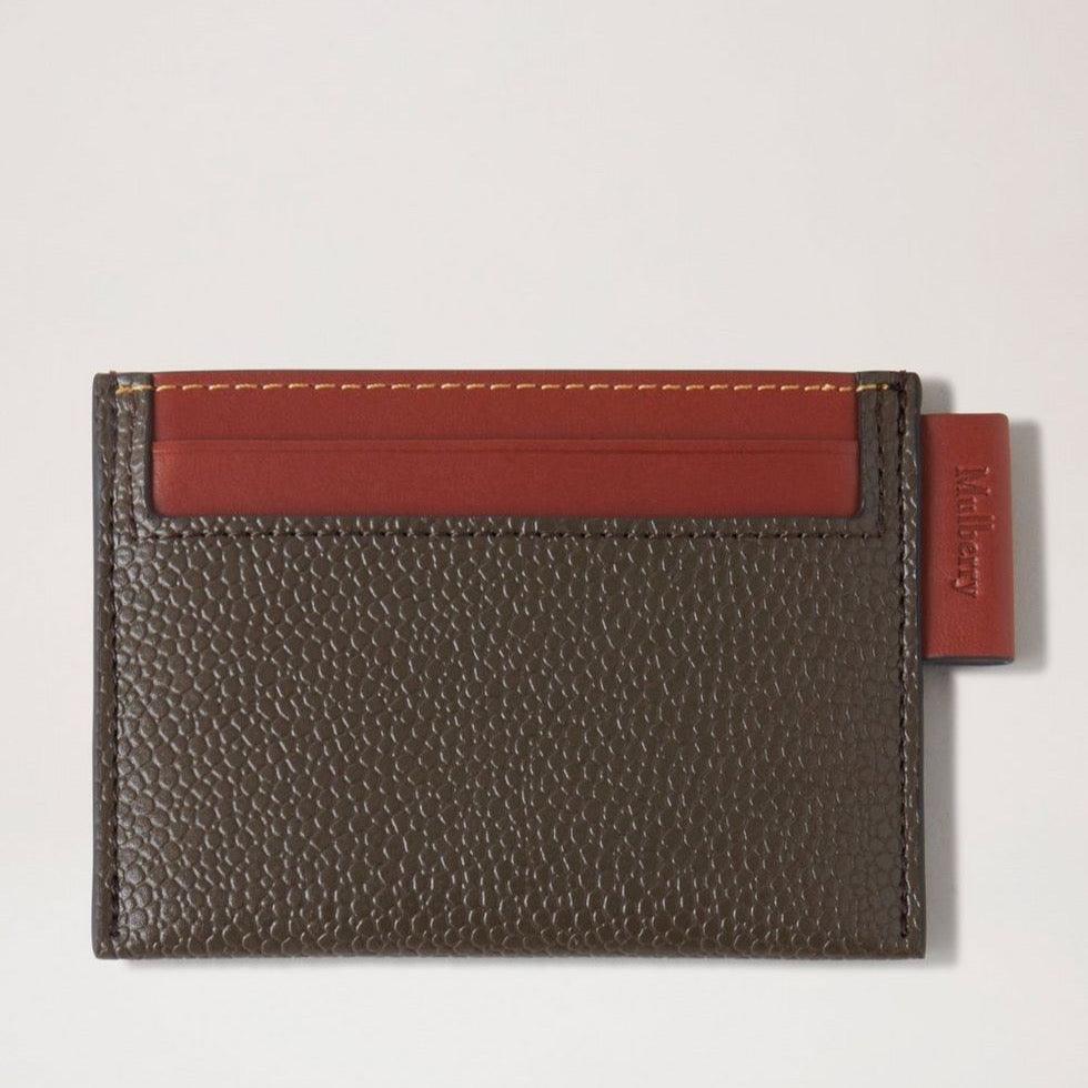 Mulberry Credit Card Slip Eco Scotchgrain Mole/Cognac - Kortholder - RL7036/127Q330