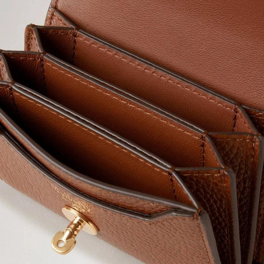 Mulberry Darley Concertinal Wallet Small Classic Grain Oak - Darley Pung - RL8284/552G110