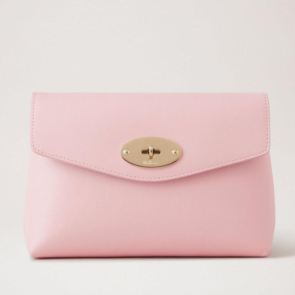 Mulberry Darley Cosmetic Pouch Micro Classic Grain Powder Rose - Darley Cosmetic - RL7822/587J999