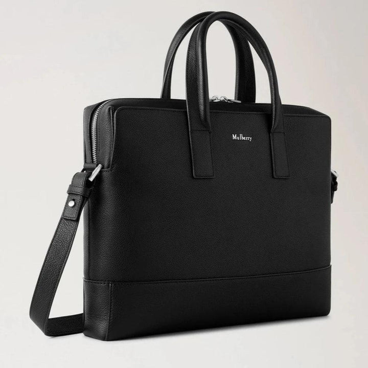 Mulberry Farringdon Briefcase Pebble Grain - Computertaske - HB5128/645A100