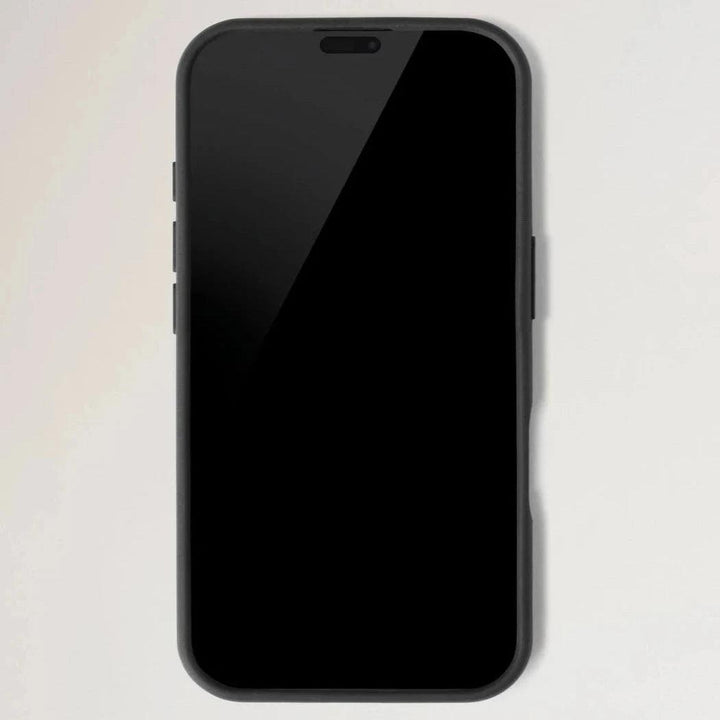 Mulberry iPhone 16 Cover Black shows a black cover in a minimalist design. Model RL8713205A100.