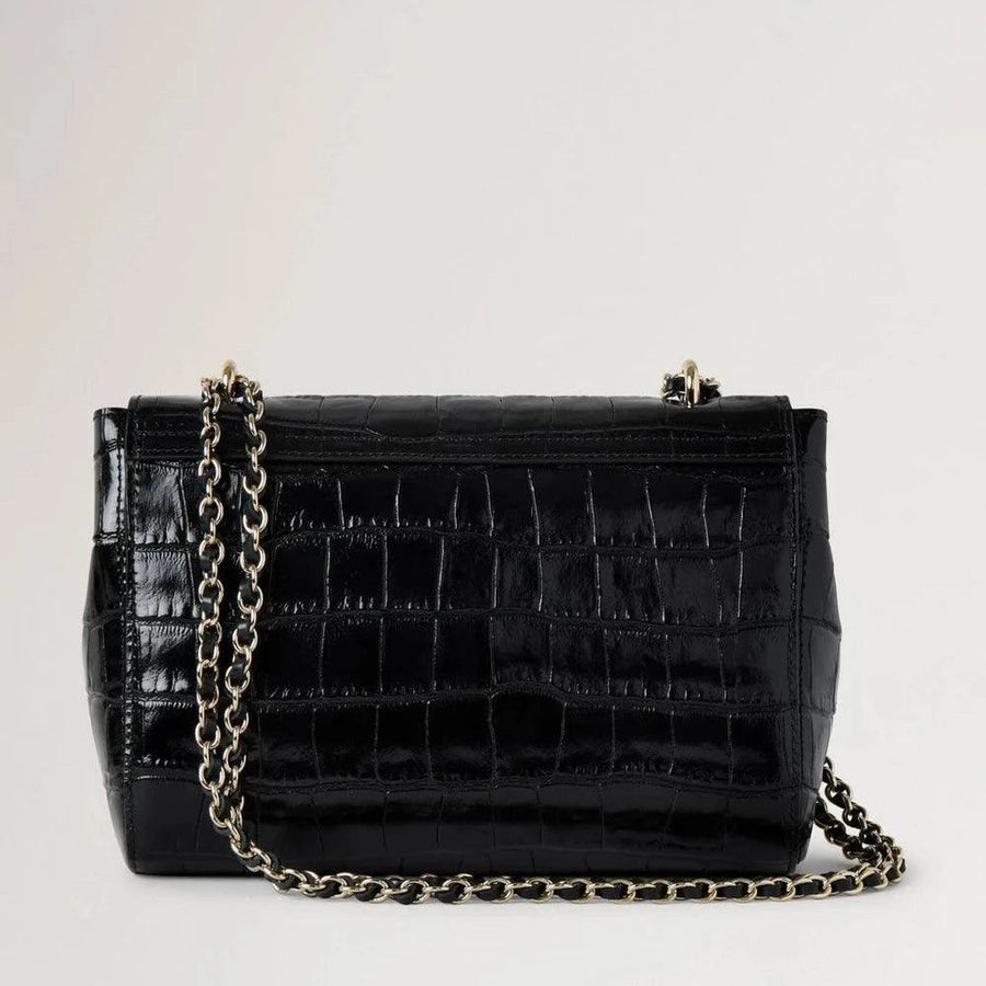 Mulberry Lily Croc Black - Lily Taske - HH9590/641A100