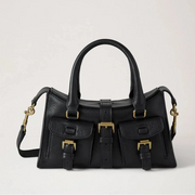 Mulberry Mini Roxanne High Shine Leather Black