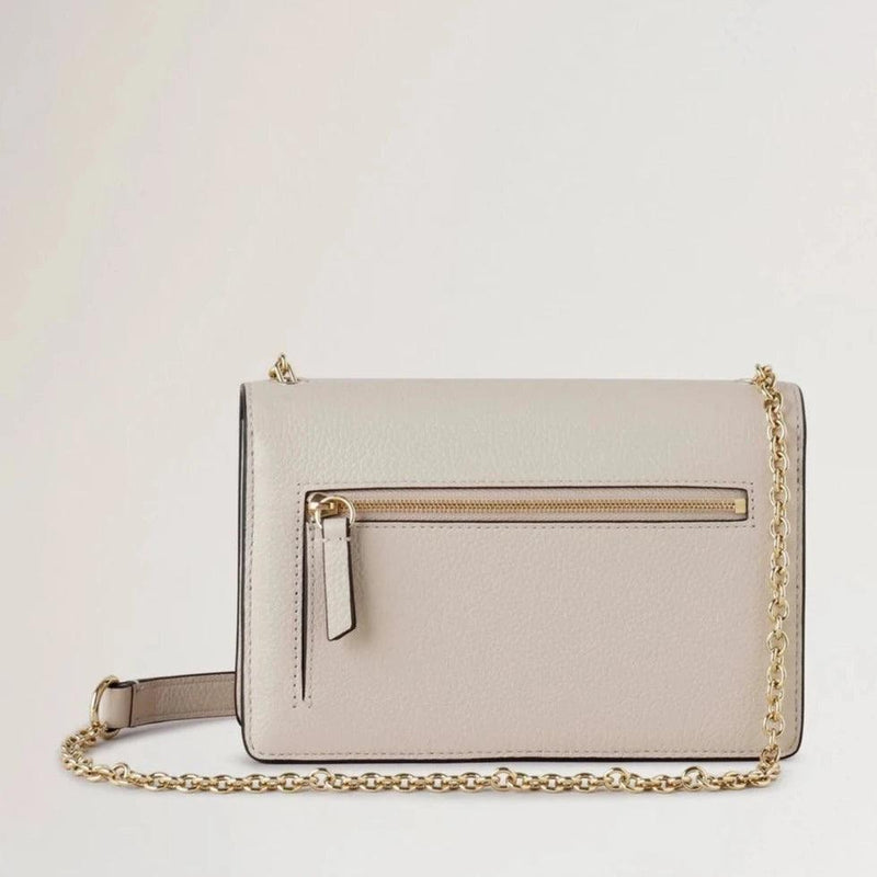 Mulberry Small Darley Small Classic Grain Chalk - Darley Taske - RL7791/205W160