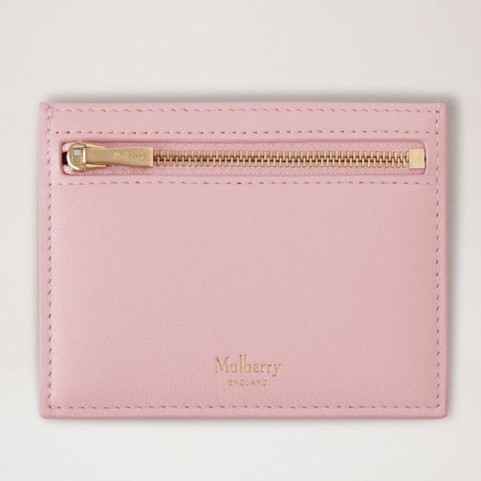 Mulberry Zipped Credit card Slip Micro Classic Grain Powder Rose - Kortholder - RL7840/587J999