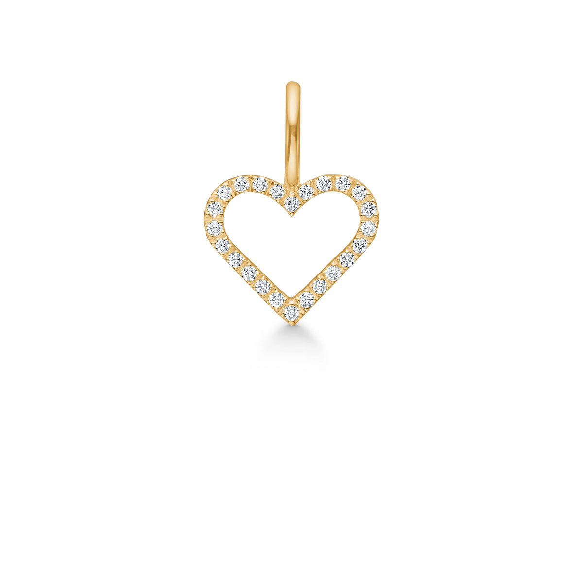 Ro Copenhagen Symbols Open Heart Diamond Pendant