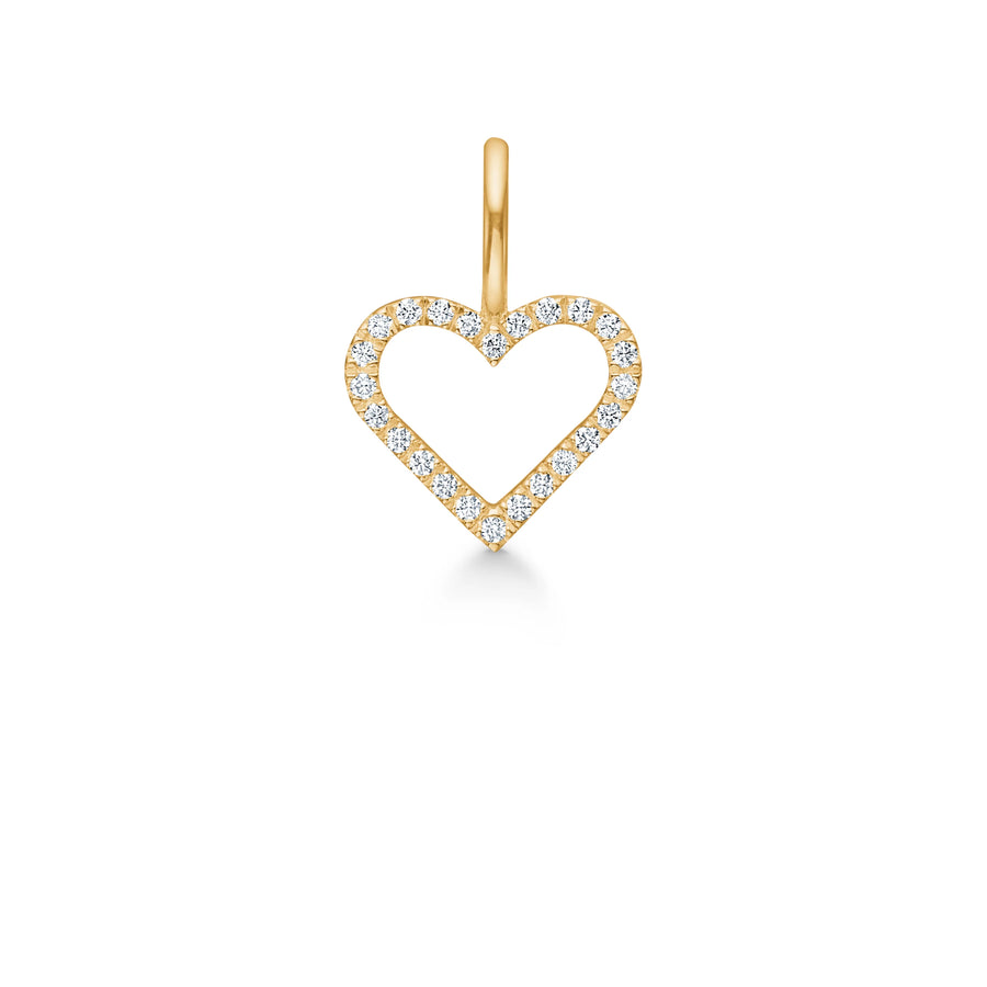 Ro Copenhagen Symbols Open Heart Diamond Pendant