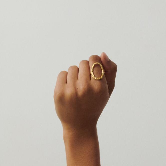 Pernille Corydon Cloud Forgyldt Ring - Ringe - R-566-GP-001
