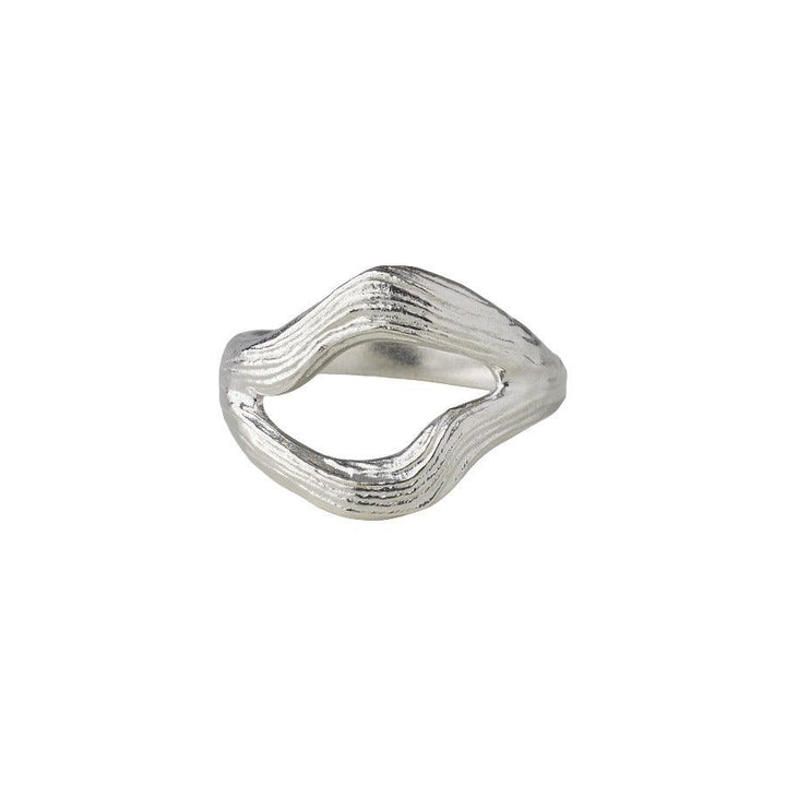 Pernille Corydon Flowing Dreams ring i sølv, organisk design, forside, model 89105