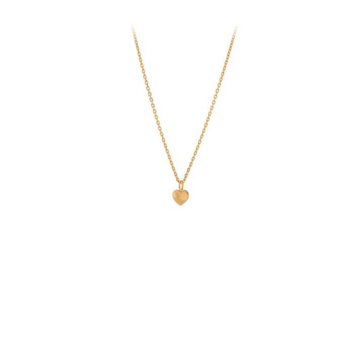 Pernille Corydon Love necklace in gold-plated silver with small heart pendant, Model N-385-GP
