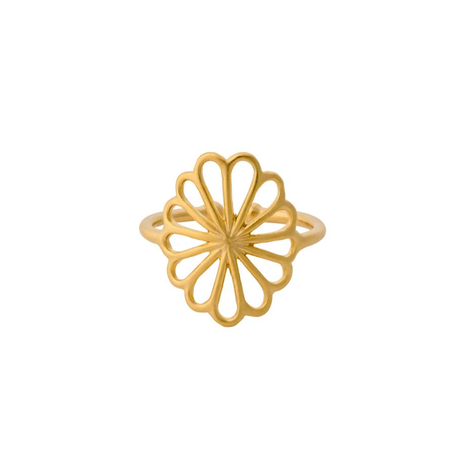 Pernille Corydon Small Bellis Ring I Forgyldt Sølv - Ringe - R-326-GP-001