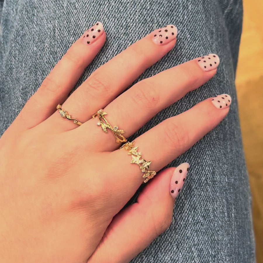 Mads Z Isaline 14kt Guld Ring 0.13ct W.Si