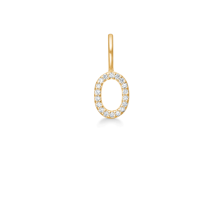 RO Copenhagen My Collection med diamanter vedhæng i guld med ovalt diamantdesign. Model p114y2-015-16
