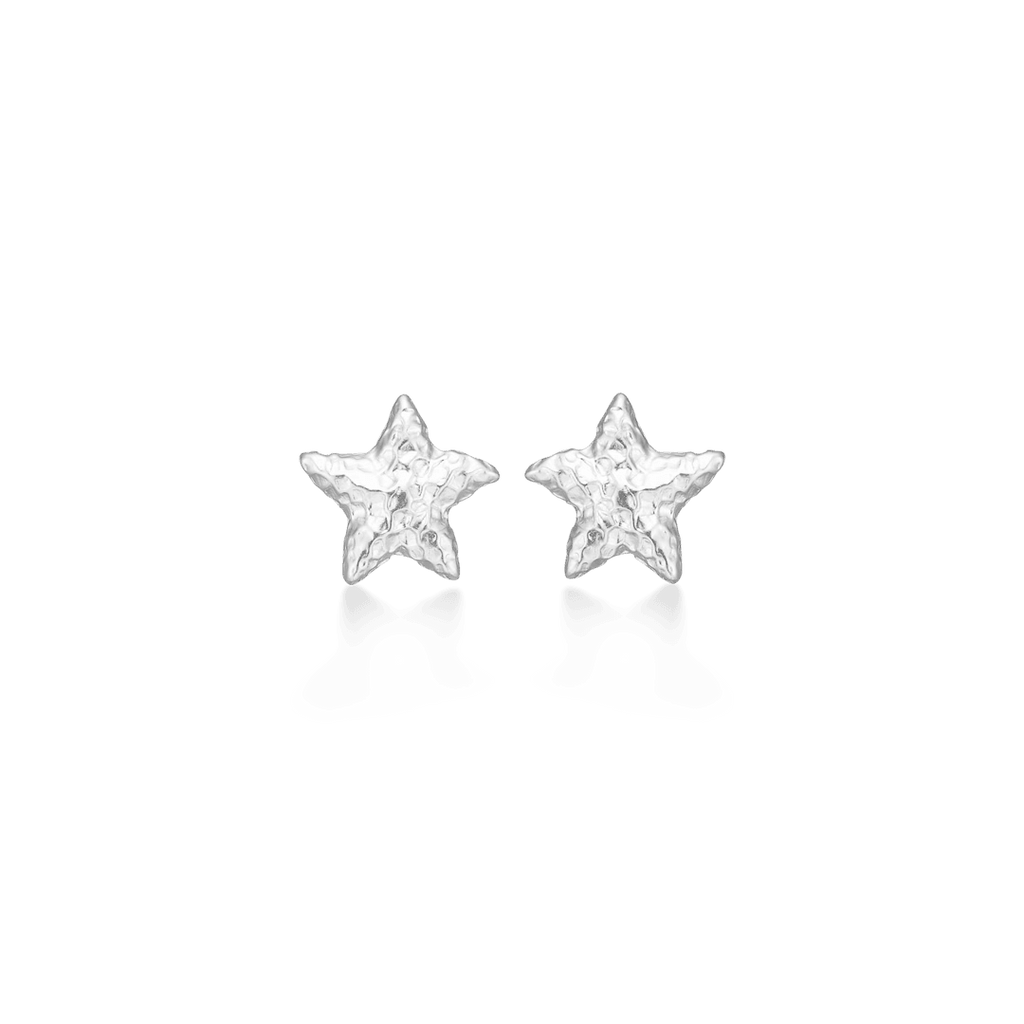 Studio Z Starfish Lustre Sølv Søstjerne Ørestikker Medium - Øreringe - 7110902