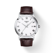 TISSOT CLASSIC DREAM 42MM - BROWN LEATHER STRAP