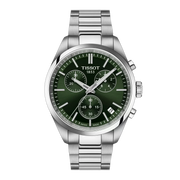 TISSOT PR 100 CHRONOGRAPH WITH GREEN DIAL