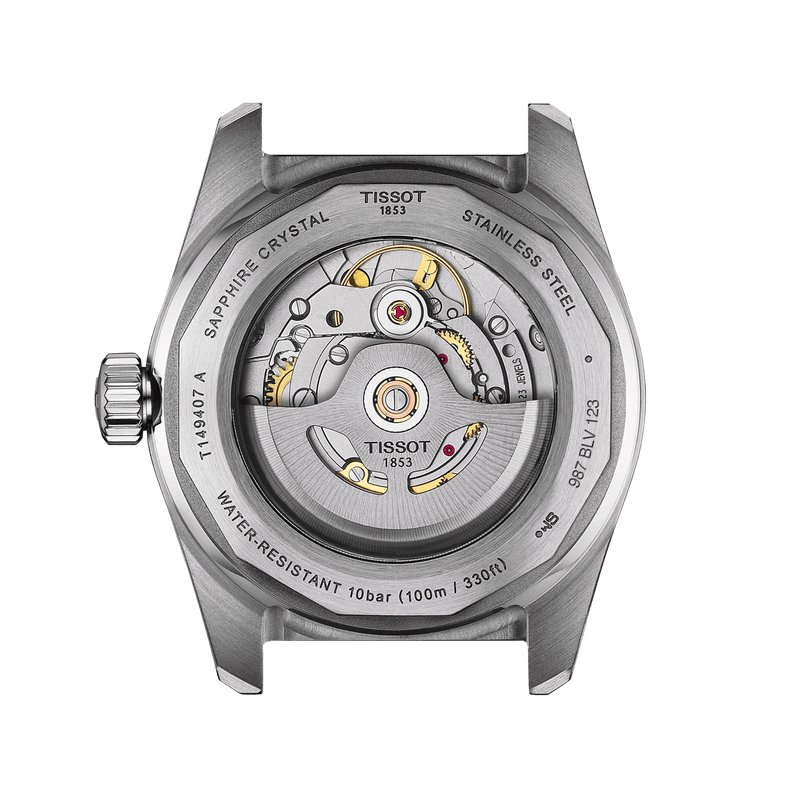 TISSOT PR516 POWERMATIC 80 MED SORT URSKIVE - Herreur - T1494071605100