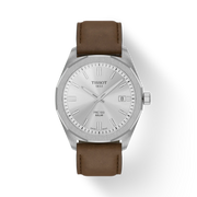 TISSOT PRC 100 SOLAR QUARTZ 39MM BROWN LEATHER STRAP