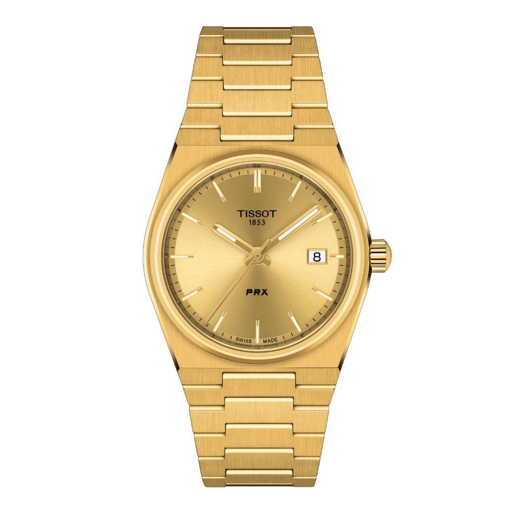 TISSOT PRX 35MM GULD PVD - Dameure - T1372103302100
