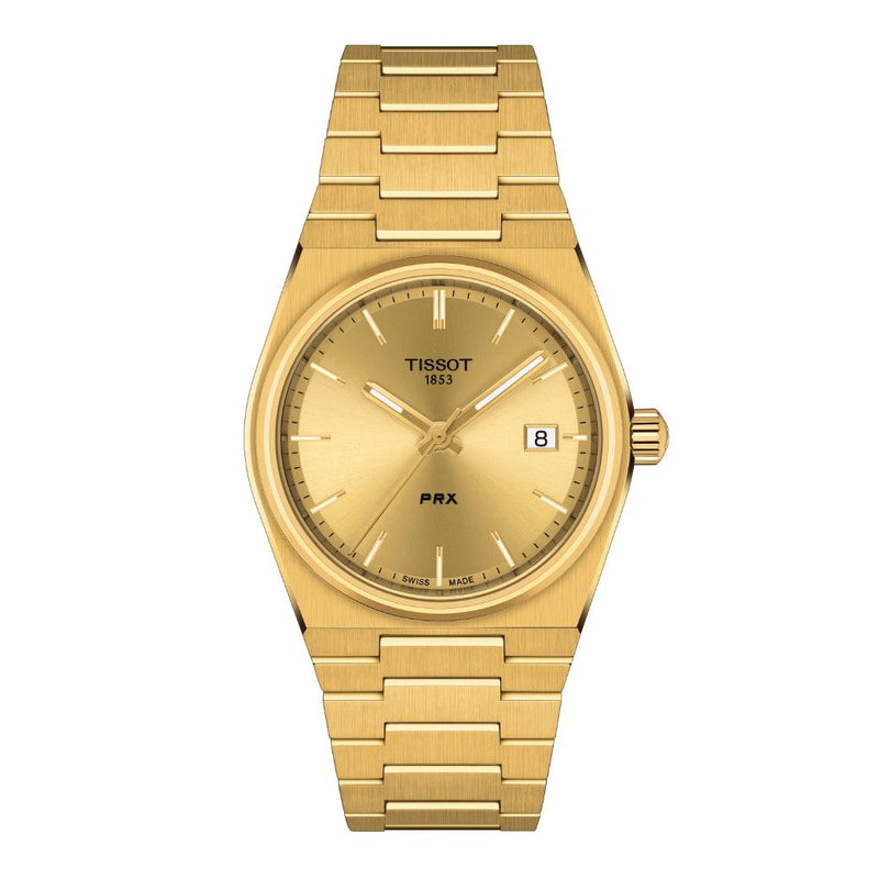 TISSOT PRX 35MM GULD PVD - Dameure - T1372103302100