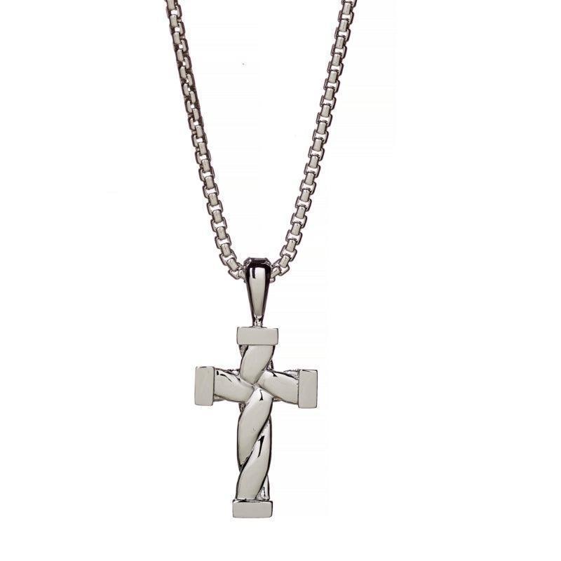 Alexander Lynggaard Sølv Halskæde - Hope Twisted Cross - Halskæde - D25001
