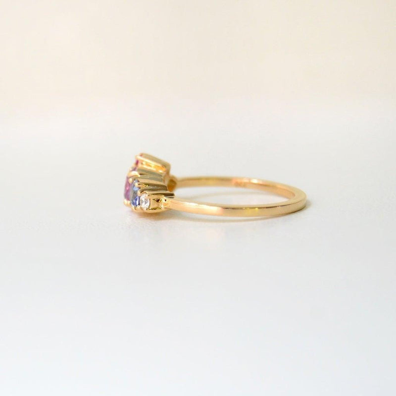 Anpé Atelier Varnaya 18kt Guld Ring m. Safirer - Ringe - 27-Customized2-001