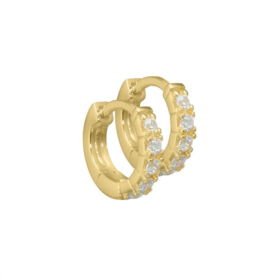Aqua Dulce Darling Øreringe sølvforgyldt 10.7 mm - 2099 - Øreringe - 2099