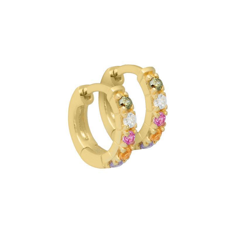 Aqua Dulce Elina Creol I Forgyldt Sølv - 3712 - Øreringe - 3712