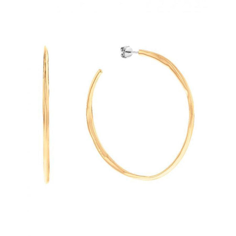 Calvin Klein Molten Pebble Earring creol stål - gold - 35000112 - Øreringe - 35000112