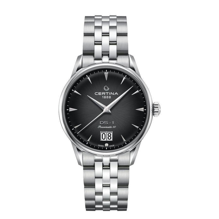 Certina DS-1 Big Date Powermatic 80 herreur - Sort Urskive - Herreur - C0294261105100