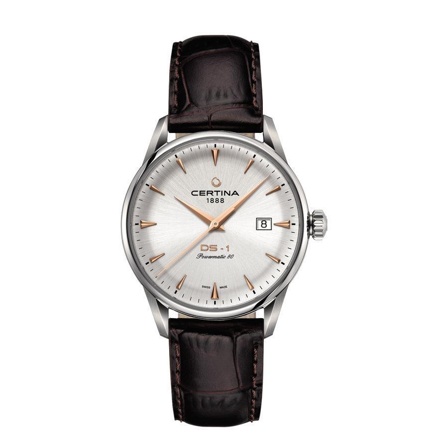 Certina DS-1 Powermatic 80 Herreur - Med Læderrem - Herreur - C0298071603101