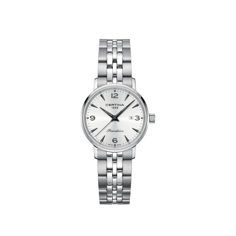 Certina DS Caimano Dameur - Sølv Urskive - Dameure - C0352101103700