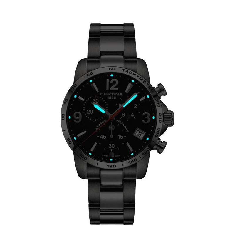 Certina DS Podium Herreur - Sort Urskive - Herreur - C0344171105700