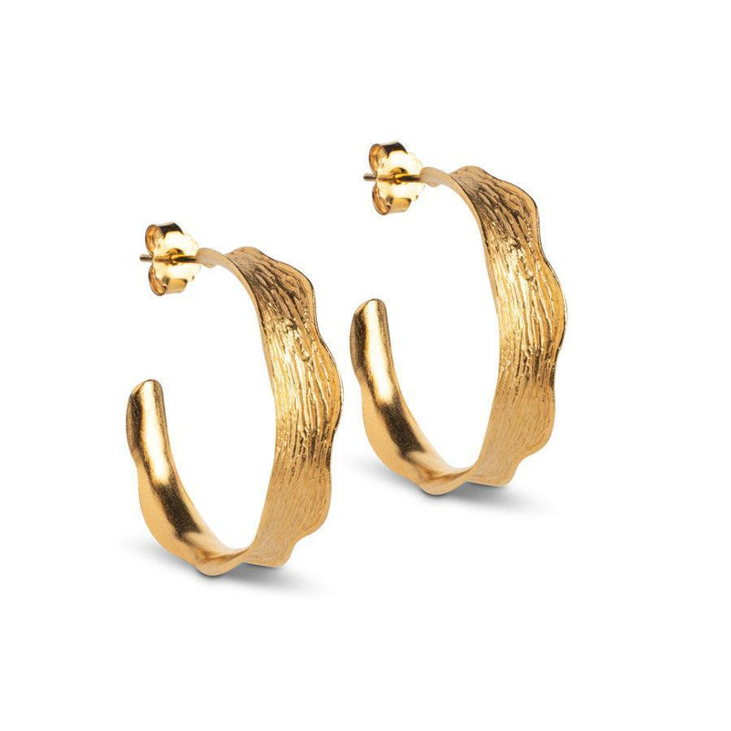 Enamel Ane Large Hoops - E288GM - Øreringe - E288GM