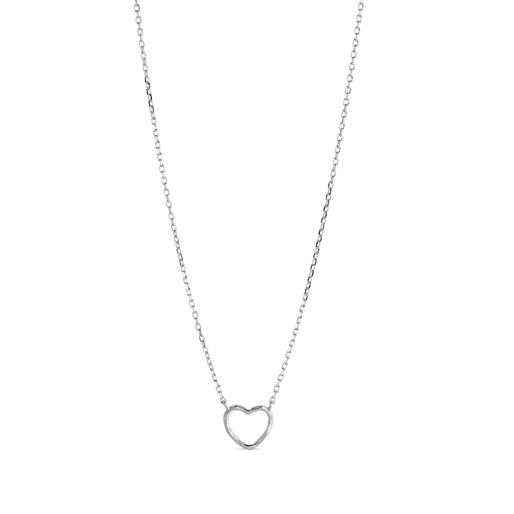 Enamel Organic Heart Halskæde - N102SM - Halskæde - N102SM