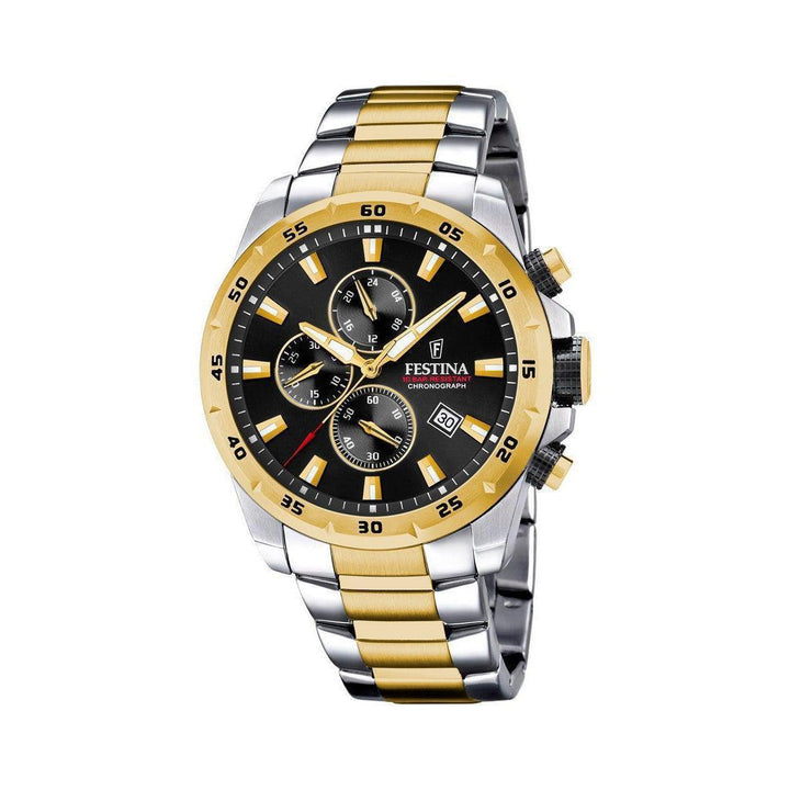 Festina Chrono Sport 20562/4 men's watch with black dial and gold-colored detail, Model 20562/4.