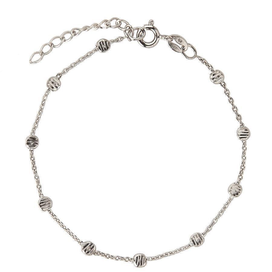 Jeberg Jewellery Beads Bracelet sølv - 4575-16-S - Armbånd - 4575-16-S