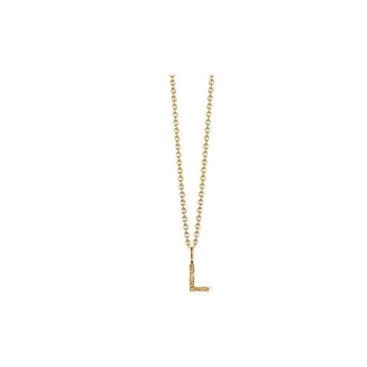 Jeberg Jewellery I Am Me Bogstav Sølvforgyldt vedhæng med bogstav L i guld look, Model 42000-012-12