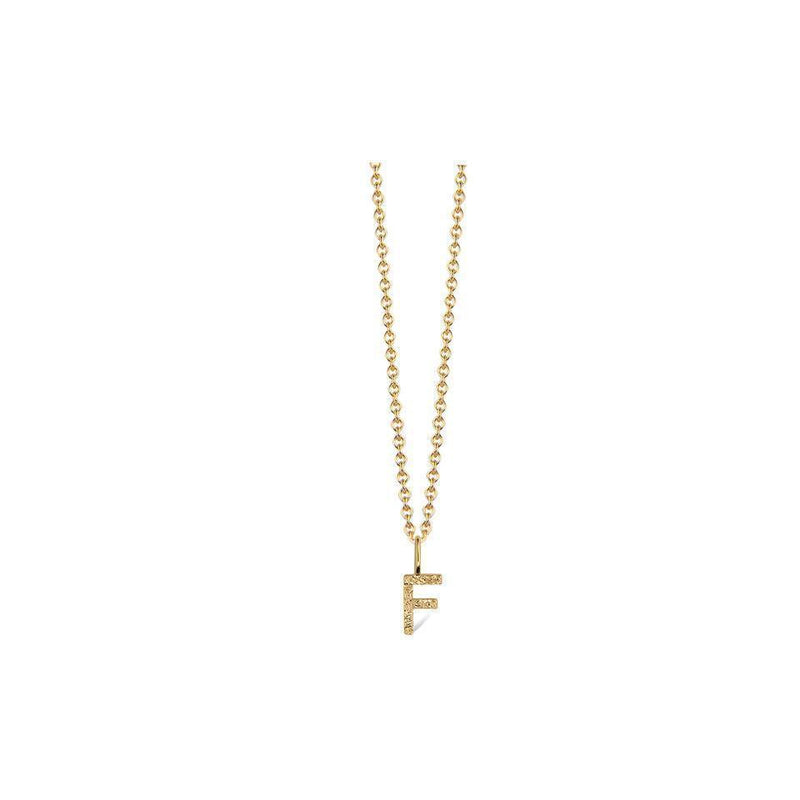 Jeberg Jewellery I Am Me Bogstav sølvforgyldt - 42000 - Halskæde - 42000-006