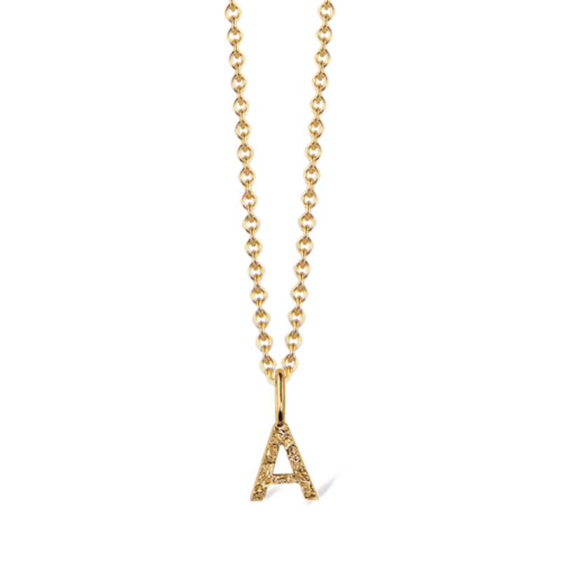 Jeberg Jewellery I Am Me Bogstav sølvforgyldt - 42000 - Halskæde - 42000-001