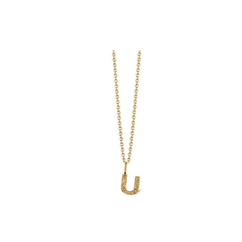 Jeberg Jewellery I Am Me Bogstav sølvforgyldt - 42000 - Halskæde - 42000-020