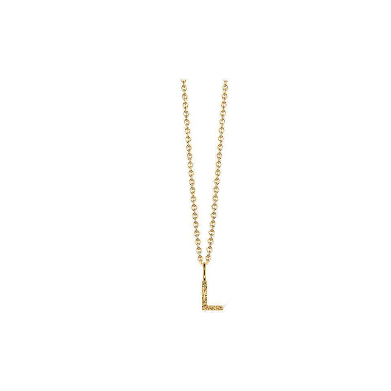 Jeberg Jewellery I Am Me Bogstav sølvforgyldt - 42000 - Halskæde - 42000-012