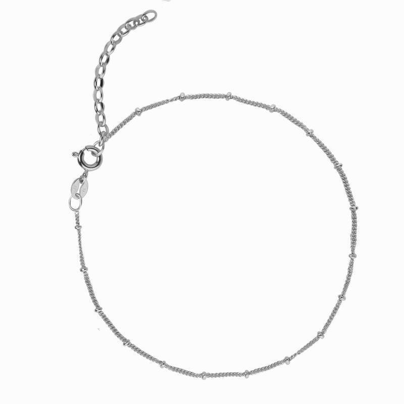 Jeberg Jewellery Nelly Sølv Ankelkæde - 4502-S - Ankelkæder - 4502-S