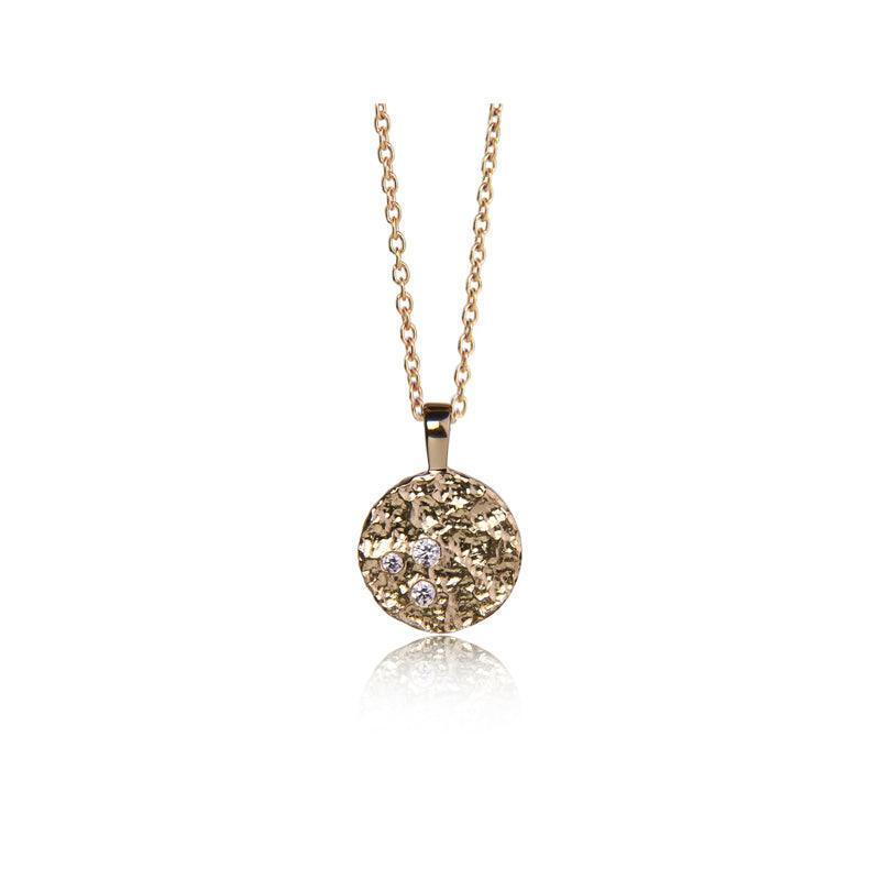 Jeberg Jewellery Piece of the Moon Halskæde - 4800-42-Gold - Halskæde - 4800-42-Gold