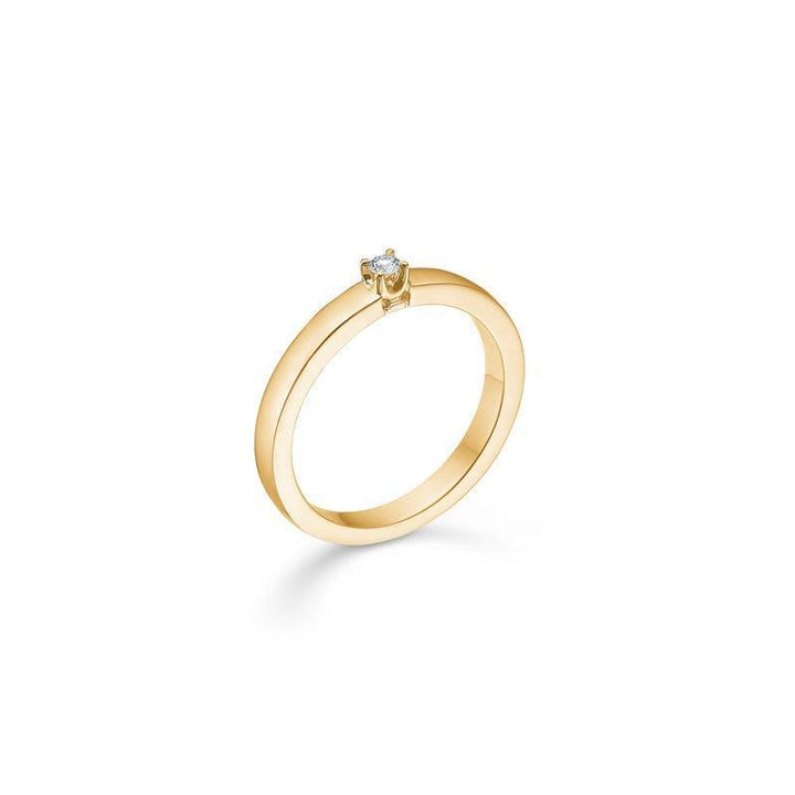 Mads Z 14 kt. Crown Alliancering Diamant 0,04 ct. - Ringe - 1541841-001
