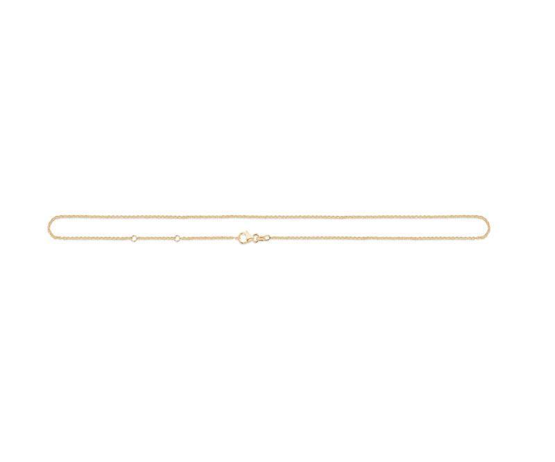 Mads Z 14kt Halskæde Rund Anker 75 - 80cm - 9520102 - Halskæde - 9520102