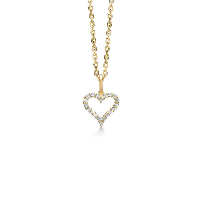 Mads Z 14kt Tender Heart 0.12ct - 1531312 - Vedhæng - 1531312