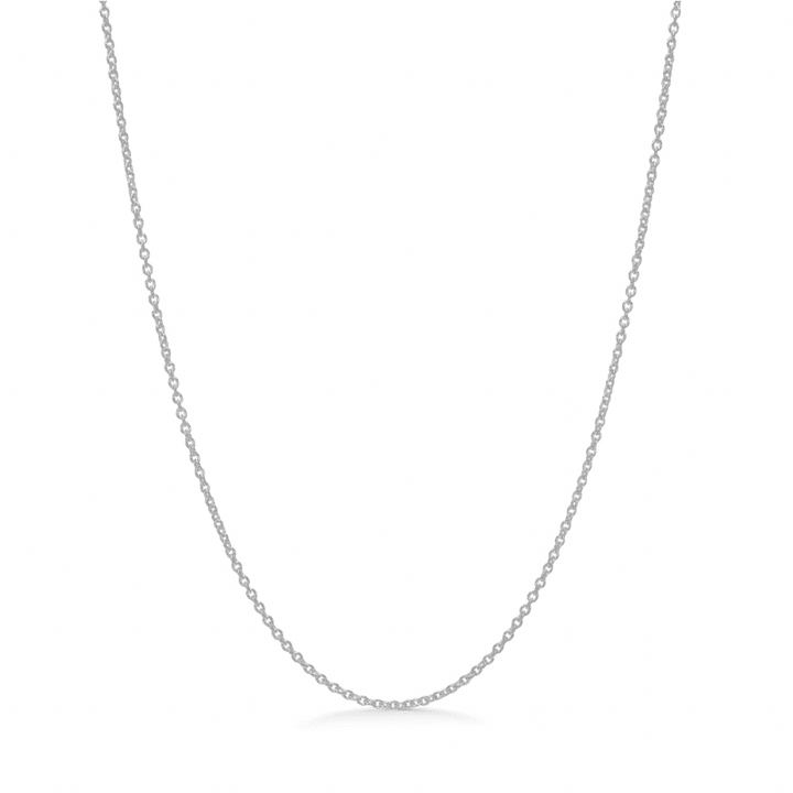 Mads Z Silver Round Anchor Necklace 45 cm shows a simple round anchor pattern silver necklace. Model 9120100-1