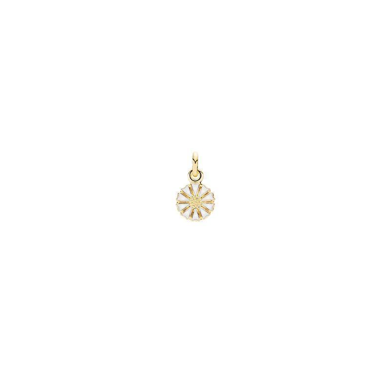 Daisy gold-plated gold pendant 7.5 mm shows a small daisy pendant in white and gold color. Model 908075-M-908075-M-1